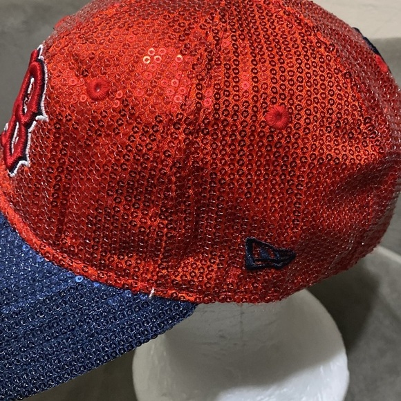 BOSTON RED SOX Victoria's Secret PINK LIMITED EDITION BLING SEQUIN SPARKLE - Picture 7 of 13